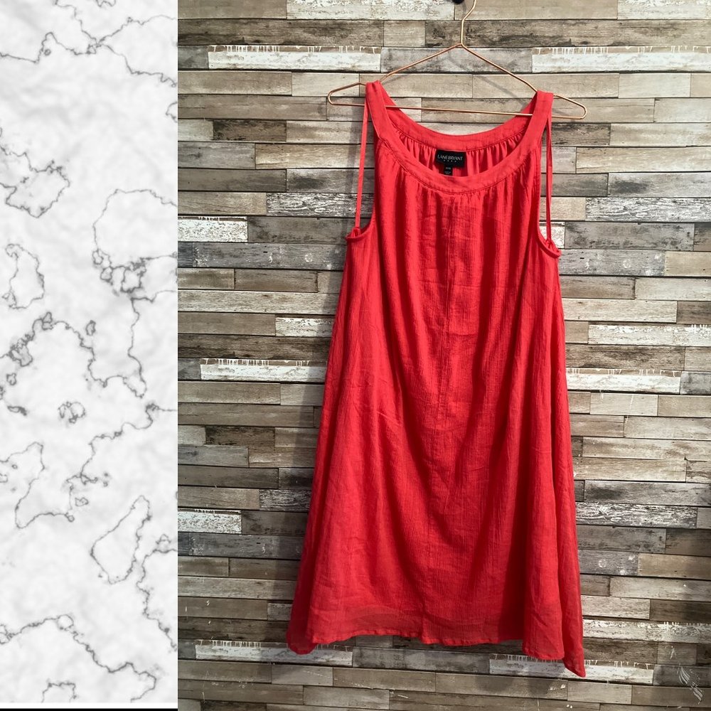 Lane Bryant Coral Dress Size 14/16